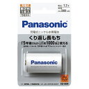 PANASONIC パナソニック 単2形ニッケル水素電池　BK-2MGC/1