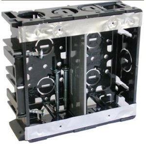 OHM オーム電機 台付スライドボックス 2ケ用 SBW-M