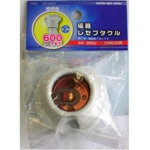 OHM オーム電機 磁器レセプタクル E26白