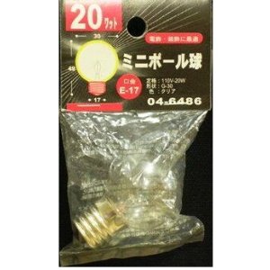 OHM ŵ ߥ˥ܡG30 E17 20Wꥢ