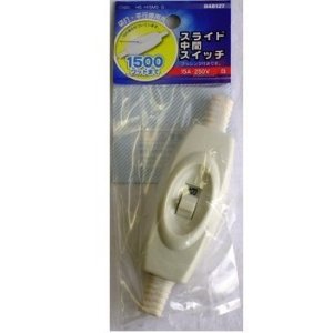 OHM オーム電機 スライド中間スイッチ ブッシング付