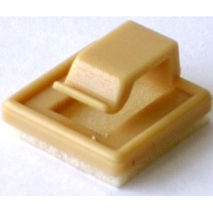 OHM オーム電機 コードクリップ 小(ベージュ) 70個
