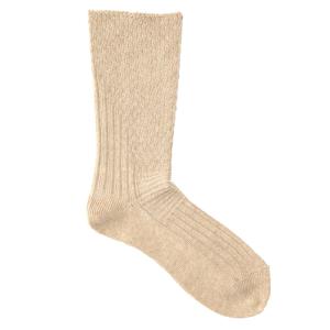 日本エンゼル やさしいくつ下 綿・シルクくつ下 茶 24cm〜26cm (R−911)