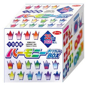ショウワノート(Showa Note) おりがみ　千羽鶴用ハーモニー 32色調　1024枚入り BO ...