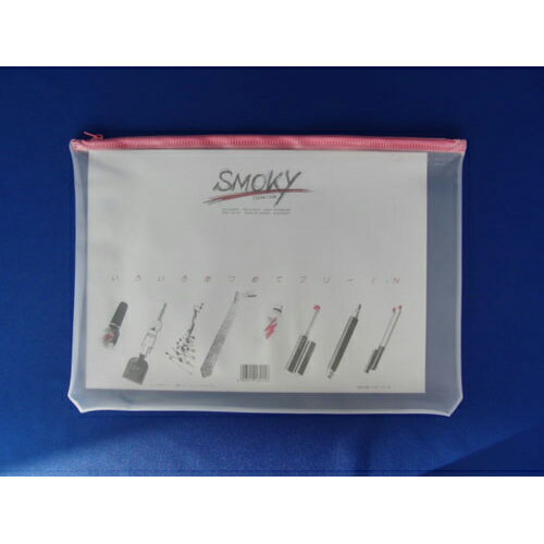 リヒトラブ クリヤーケース スモーキィA4 桃(F-267モモ)