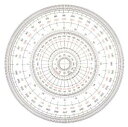 マービー 全円分度器 ビニール 15cm (1-822-0001)