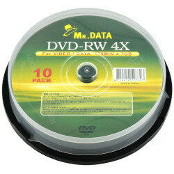 CMC Magnetics データ用DVD-RW 4倍速 10枚 スピンドル DVD-RW47 4X10PS(DVD-RW47 4X10PS)