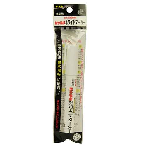 &nbsp;メーカー&nbsp;不易糊工業&nbsp;商品カテゴリ&nbsp;ボード用付属品・消耗品＞ホワイトボードマーカー&nbsp;発送目安&nbsp;2日〜3日以内に発送予定（土日祝除）&nbsp;お支払方法&nbsp;銀行振込・クレジットカード&nbsp;送料&nbsp;送料 小型(60)&nbsp;特記事項&nbsp;&nbsp;その他&nbsp;※耐水黒板専用のホワイトマーカー 【用途】 耐水黒板専用 ・乾くと少量の水がかかってもにじまない ・クリップ付きのキャップ ●筆記線:丸芯2mm ●白色