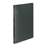 KOKUYO コクヨ クリヤーブック固定式横入れA4縦 20枚ダークグレー (ラ-820DM)