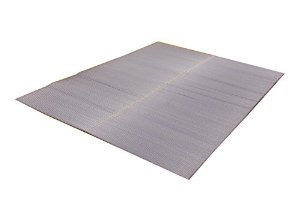 イケヒコ 純国産 い草ラグカーペット 『Fソリッド』 グレー 約140×200cm（裏:ウレタン）