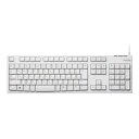 ELECOM エレコム メンブレン式キーボード/108キー/USB/1000万回高耐久/ホワイト/Rohs(TK-FCM064WH/RS)