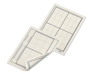 ARTEC 下敷樹脂ラシャ 罫線入2x4・380x275 3620