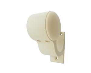 Rakuten - SHIROKUMA シロクマ 異形ブラケットL止(右) 35Φアイボリ BR-83R