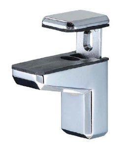 シロクマ 棚グリップF形 Lクローム TG-5