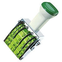 KOKUYO コクヨ 回転印欧文日付飛日付4号手形用明朝体 (IS-TD4N)