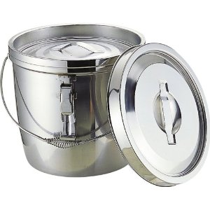 エムテートリマツ 1231703 MT二重汁食缶クリップ・ツル手付14L