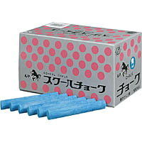 馬印 スクールチョーク100本 C204青 (C204)