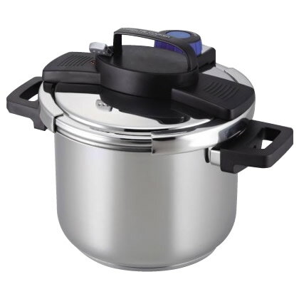 パール金属 3層底ワンタッチレバー圧力鍋5．5L【H-5389】