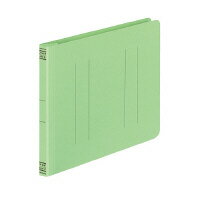 KOKUYO コクヨ フラットファイルV樹脂製とじ具A5横 15mmとじ 緑 (フ-V17G)【入数:10】