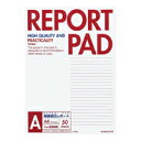 コクヨ レポートパッド表紙巻きA4 A罫50枚 (レ-725A) ****** 販売単位 1セット(5個入)*****【入数:5】