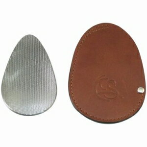 karasawa 踵ヤスリ ケースレザー（茶） 1個