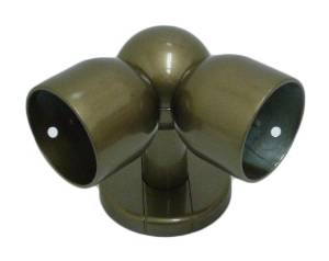 シロクマ C形ブラケット自在コーナー 35Φアンバー BR-608