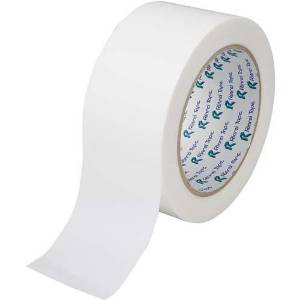 リンレイ 包装用PEワリフカラーテープ 50mm×25m 白