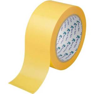 リンレイ 包装用PEワリフカラーテープ 50mm×25m 黄