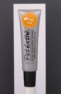ニチドウ ペットエステ カラーレストレーションシステムNo.8 ゴールド 140g