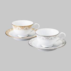 ナルミ　アウ＆プティ　ペアティー・コーヒー碗皿　　 41377−33136