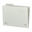 コクヨ 1/3カットフォルダーカラー第1見出し A4 グレー (A4-3F-1M) ****** 販売単位 1セット(10個入)*****【入数:10】