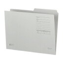 コクヨ 1/2カットフォルダーカラーFタイプA4 グレー (A4-2FF-M) ****** 販売単位 1セット(10個入)*****【入数:10】
