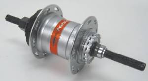 サギサカ / 車輪関係(スポーク、リム、ハブ軸類) / シマノ内装3段用 後ハブ ローラーブレーキ用 36H 引っ掛け式 /【沖縄・離島への配送不可】