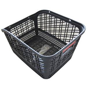 サギサカ / 後ろかご / 樹脂製リヤバスケット 23L ブラック /【沖縄・離島への配送不可】