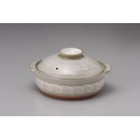 銀峯陶器 IH 土鍋 みしま(脱着式内面発熱金属プレート式)9号(260918) 7310100 1個