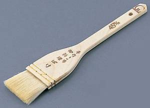 TKG テイケイジイ 遠藤商事 SA木柄白ハケ（山羊毛）60mm【WHK01060】