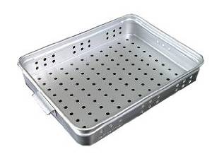 TKG テイケイジイ 遠藤商事 アルミ穴明手付番重（板取手）中 60【ABV60206】