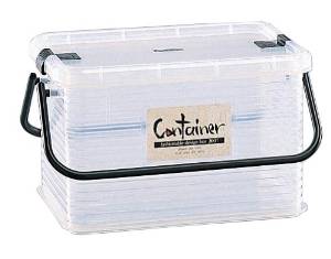 サンコープラスチック(Sanko plastic) コンテナー　クリアS【AKVN203】