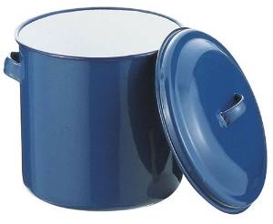 野田琺瑯 NODAHORO ホーローキッチンポット（手付）14cm【AKT16014】