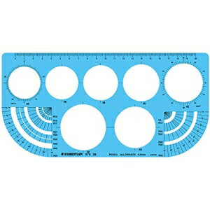 STAEDTLER ステッドラー テンプレート ダイ エン・エンシュウ976 38