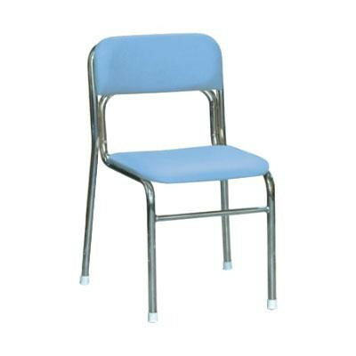 Stools - ルネセイコウ リブラ チェア SL-38C ブルー/クロムメッキ