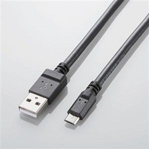 ELECOM エレコム microUSBケーブル/2A出力/スタンダード/通信・充電/1.2m/ブラック(MPA-AMB2U12BK) ELECOM エレコム microUSBケーブル/2A出力/スタンダード/通信・充電/1.2m/ブラック(MPA-AMB2U12BK)