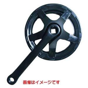 敷島自転車 Wガードギヤクランク　36T-165mm　BK ブラック 83954 L-606【沖縄・離島への配送不可】