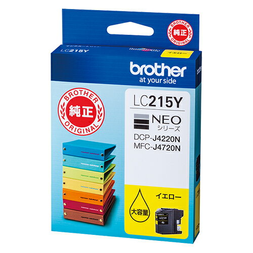 BROTHER ブラザー インクカートリッジ イエロー・大容量(LC215Y)