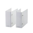 ELECOM エレコム エレコム CCD-B02WCR 不織布バインダー/2個セット/36枚収納/クリア(CCD-B02WCR)