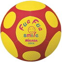 ミカサ ふぁふぁスマイルサッカーボール 手縫い4号球 キッズ用 FFF4-YR 黄/赤 FFF4-YR