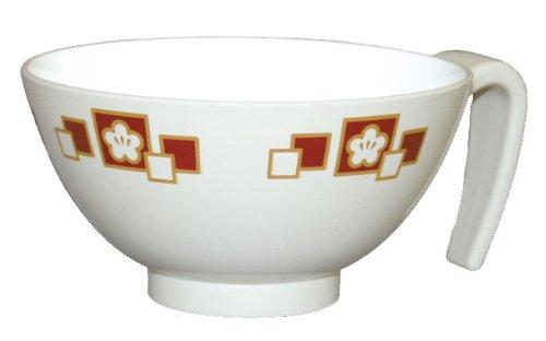 台和 取っ手付飯碗 HS-N43 梅花(赤)