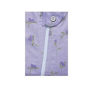 幸和製作所 テイコブ エコノミー上下続き服 UW01PU-L 花柄パープル L
