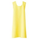 フットマーク パッとつけられる入浴介護エプロン (403310) バナナ M-L(4)