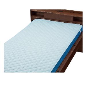 ウェルファン 洗えるベッドパット(ポリ) 009465 ブルー Sレギュラー